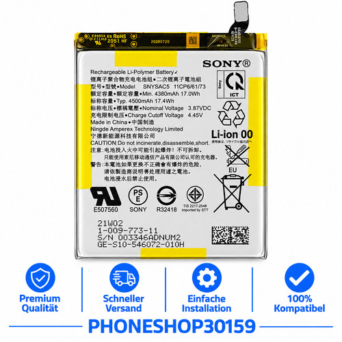 Batteria originale sony - batteria,
